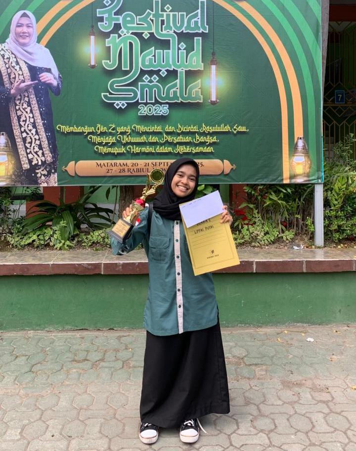 Festival Maulid SMALA (FMS) se-Pulau Lombok, SMA Negeri 6 Mataram Raih Juara 1